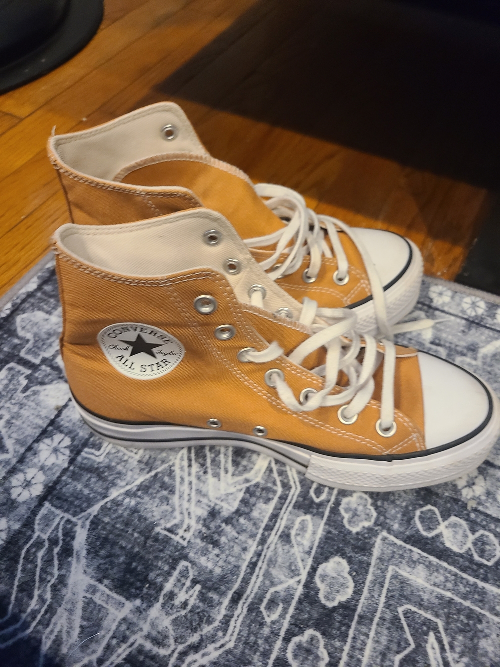 Converse Women's Chuck Taylor All Star High Top Sneakers - Mustard Yellow